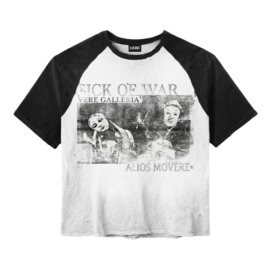 Raglan Sleeve " Sick of War " Collection